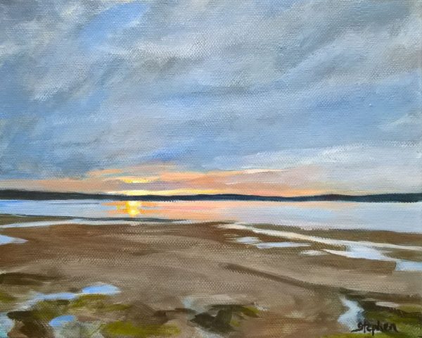 Sunset at Nairn by Stephen Murray